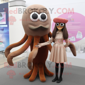 Brown Squid mascotte...