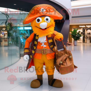 Orange Pirate mascotte...