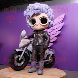 Lavendel Cupid maskot drakt...