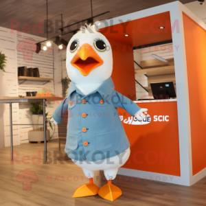 Peach Seagull mascotte...