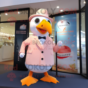 Peach Seagull mascotte...