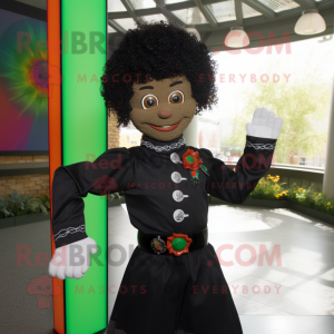 Black Irish Dancer mascotte...