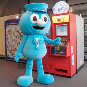 Cyan Gumball Machine...