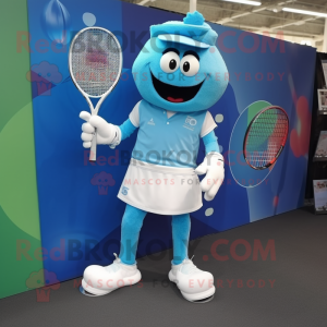 Cyan Tennisracket...