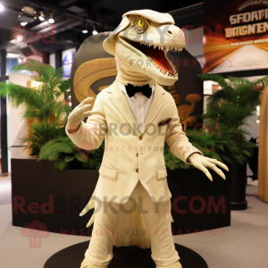 Cream Spinosaurus mascotte...