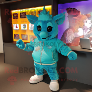 Turquoise Goulash mascotte...