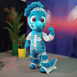  Seahorse maskot kostume...