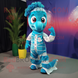 Postava maskota Seahorse...