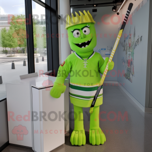Lime Green Ice Hockey Stick...