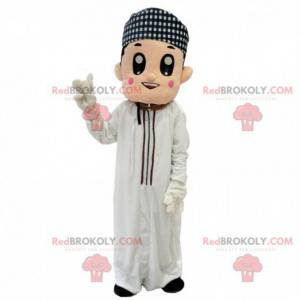 Orientální muž maskot, Maghrebian kostým, muslim -