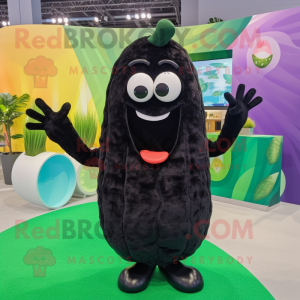 Black Courgette mascotte...