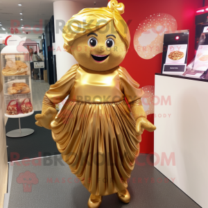 Gold Chocolates maskotdräkt...