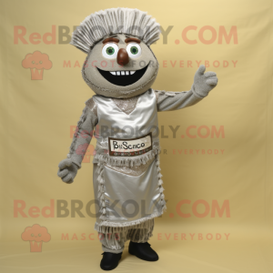 Sølv Biryani maskot kostume...