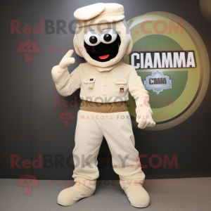 Cream Commando maskot...