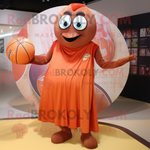 Rust Basketball Ball maskot...