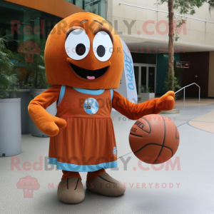 Rust Basketball Ball maskot...