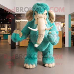 Teal Mammoth mascotte...
