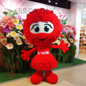 Red Bouquet Of Flowers...
