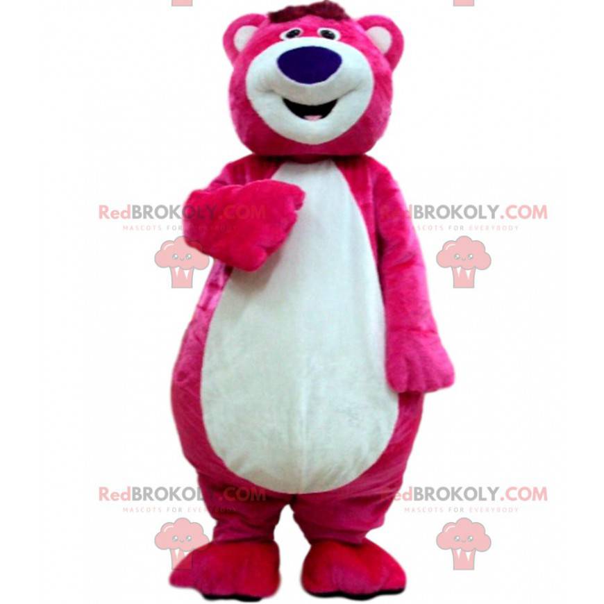 Mascote Lotso, o malvado urso rosa em Toy Story 3 -