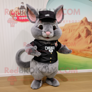 Sort Chinchilla maskot...