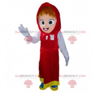 Mascot Masha, famosa ragazza bionda in Masha and the Bear -