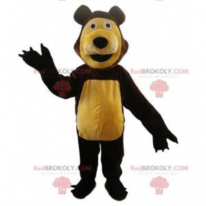 Medvěd maskot, slavný medvěd z kresleného Máša a medvěd -
