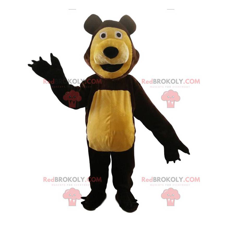 Mascota del oso, oso famoso de la caricatura Masha y el oso - Mascota del oso, oso famoso de la caricatura Masha y el oso -