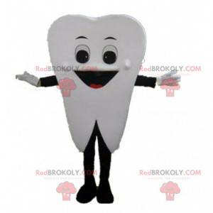 Mascota de diente blanco gigante, disfraz de diente -