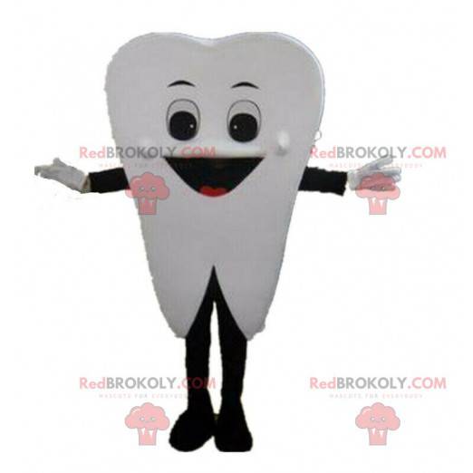 Giant white tooth mascot, tooth costume - Redbrokoly.com