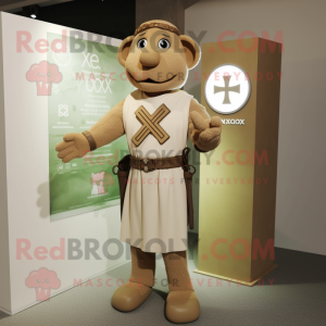 Tan Celtic Cross maskot...