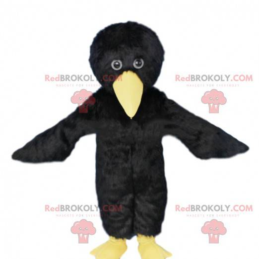 Black and yellow bird mascot, raven costume - Redbrokoly.com