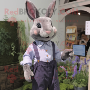 Lavendel Wild Rabbit maskot...