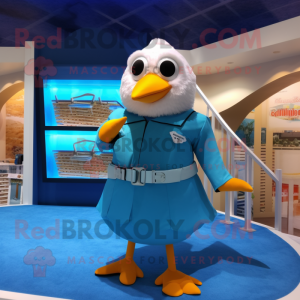 Cyan Seagull mascotte...