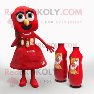  Bottle Of Ketchup maskot...