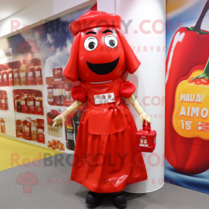  fles ketchup mascotte...