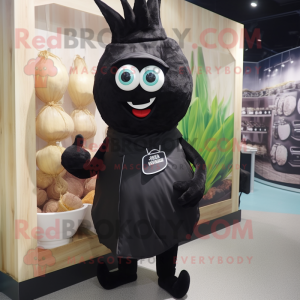 Black Onion maskot kostyme...