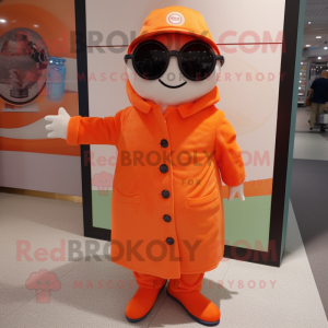  Orange maskot kostume...