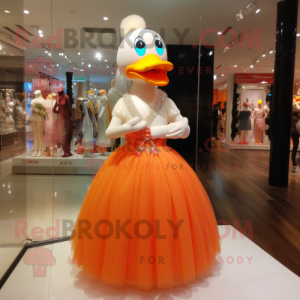 Orange Duck mascotte...