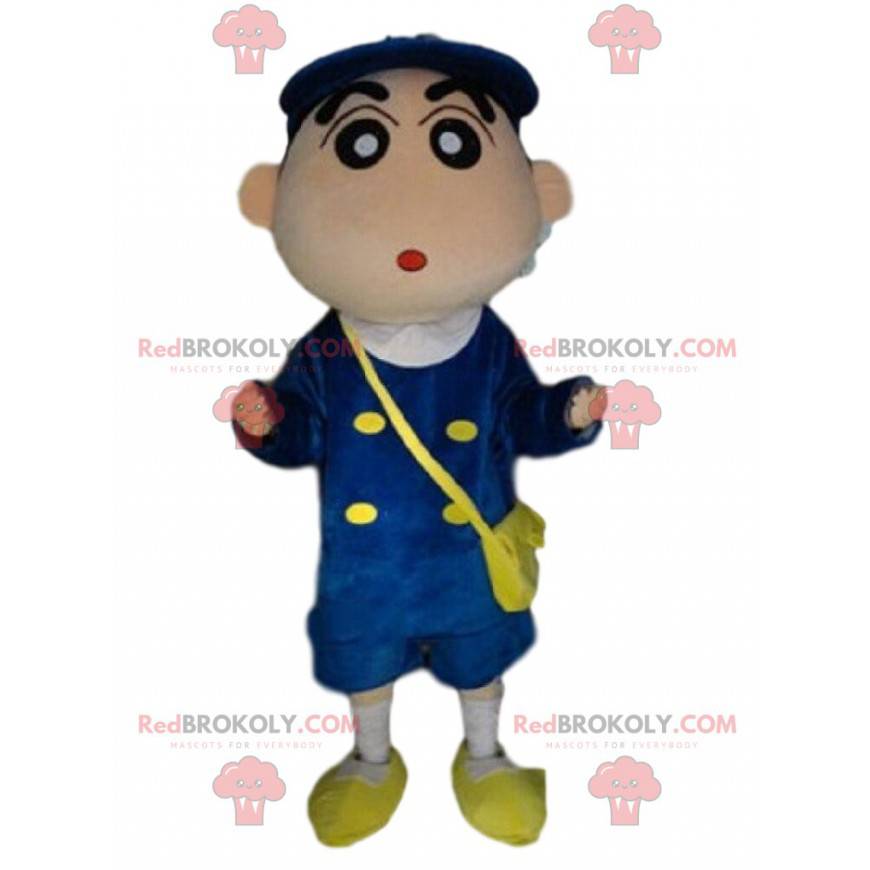 Postbode mascotte, bezorger in uniform kostuum - Redbrokoly.com