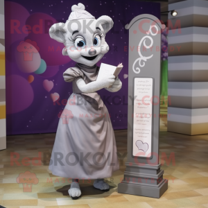 Mascotte de personnage de...