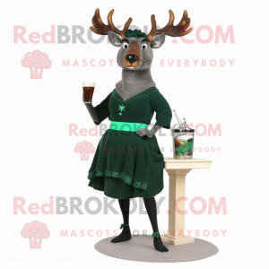 Forest Green Irish Elk w...