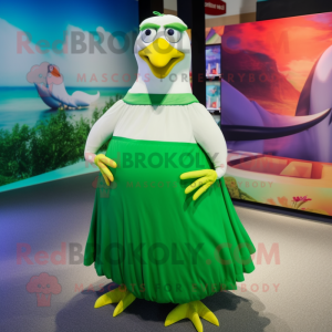 Green Gull maskot kostume...