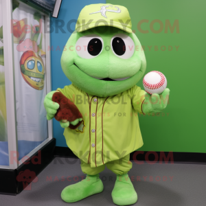 Lime Green Baseball Glove...