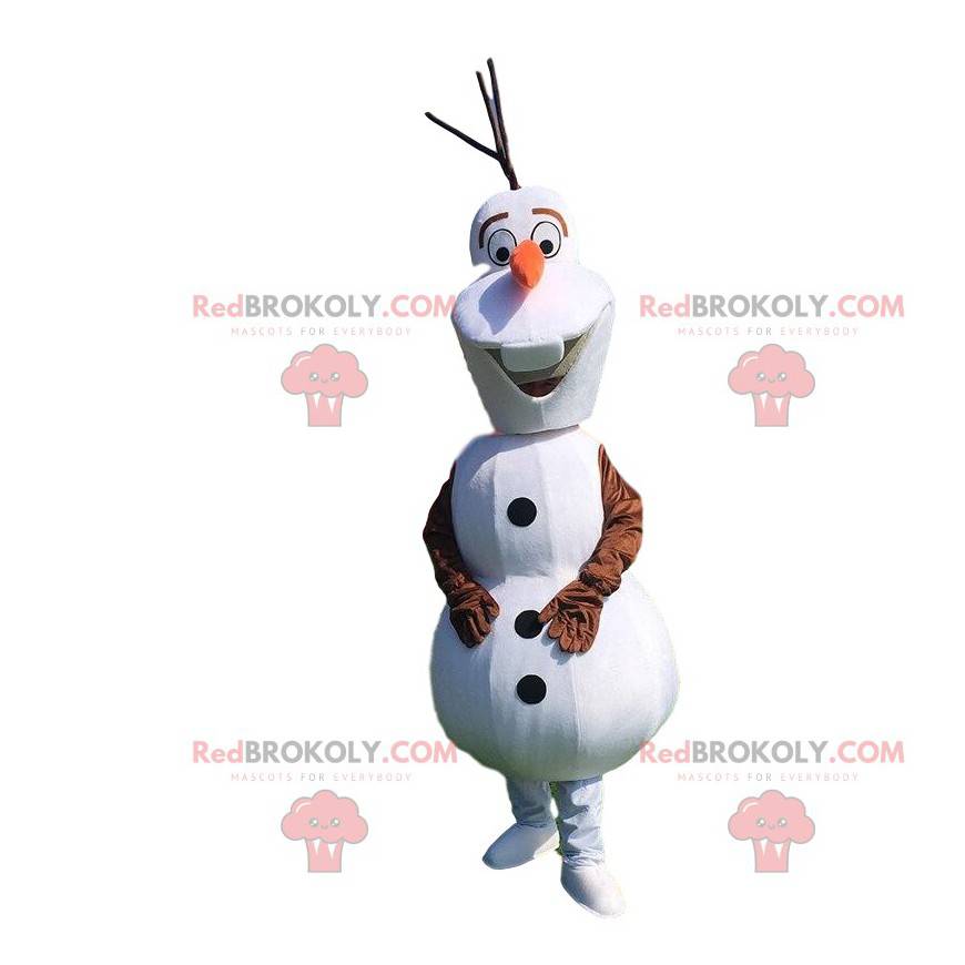 Mascot of Olaf, famous cartoon snowman - Redbrokoly.com