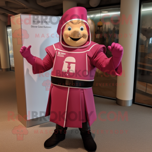 Pink Swiss Guard maskot...