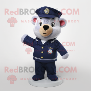 Navy TV maskot drakt figur...