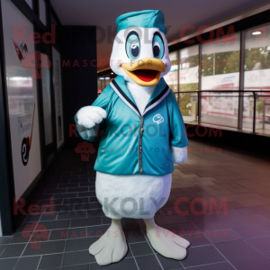 Teal Swans mascotte kostuum...