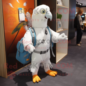 White Parrot mascotte...