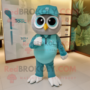 Postava maskota Teal Owl...