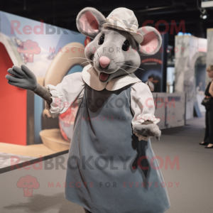 Gray Rat mascotte kostuum...